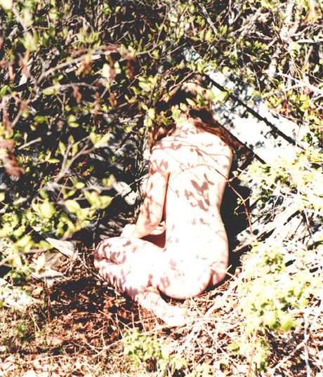 Thin teen Ronin shows her tiny tits and poses naked