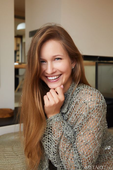 Perfect teen Stella Cardo exhibits her big tits and poses naked