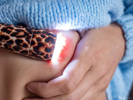 Lil Karla is playing with her new flashlight, she is so cute and sexy