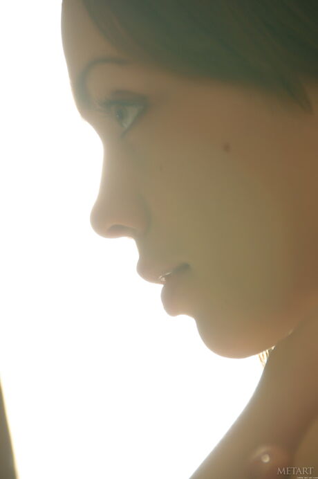 Ukrainian babe Rich A shows her big tits and twat in the nude