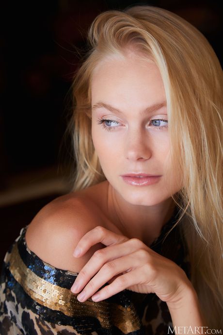 Ukrainian lady Nancy A goes nude on a sofa boldly