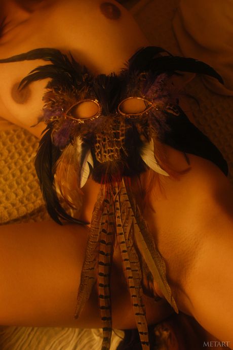 Thin teen Nancy M models totally naked confidently