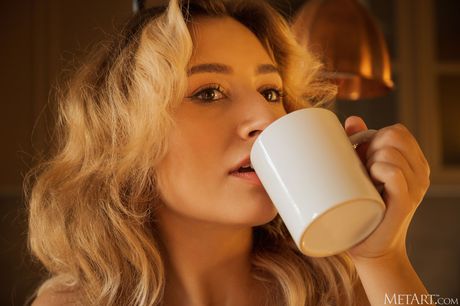 Ukrainian girl Francheska removes her lingerie and toys her pussy