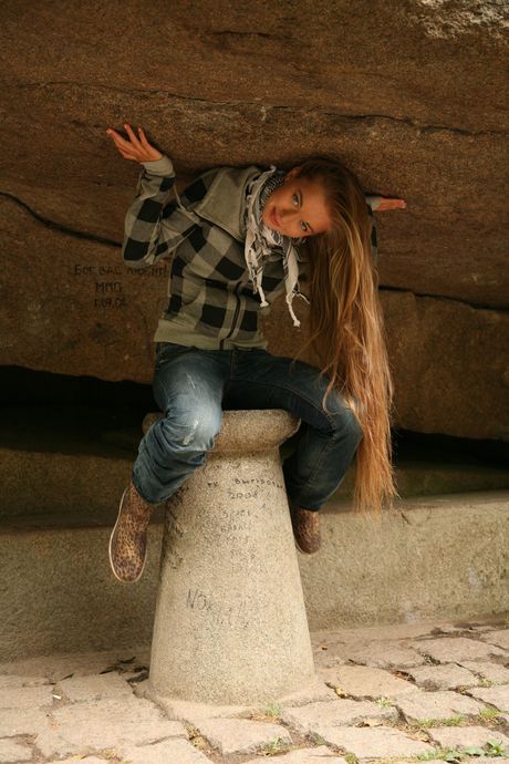 Ukrainian model Milena D gets naked sensually