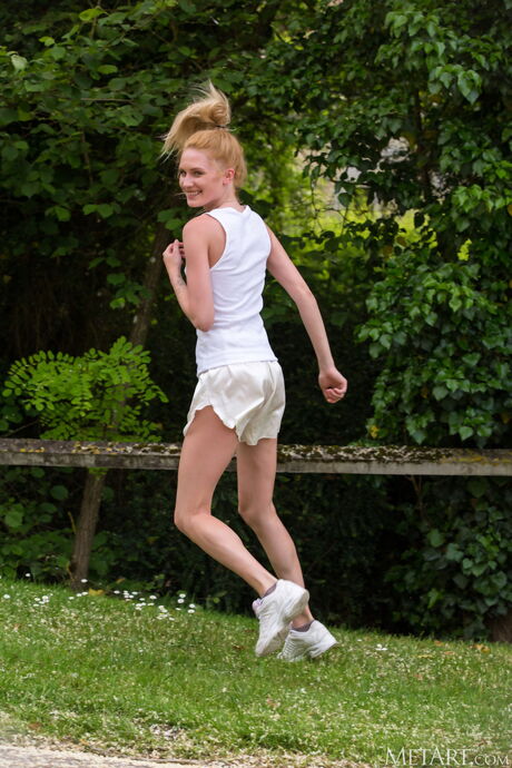 Gerda Rubia is out for an early morning run when she finds herself on a quiet  stretch of road