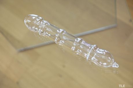 Hot teen Karol Lilien removes her stockings before masturbating with an ice cube