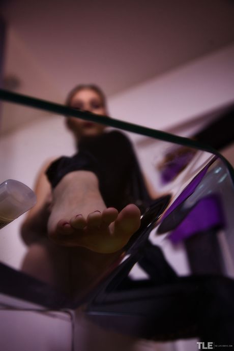 Czech hottie Antonia Sainz strips and masturbates her pink pussy