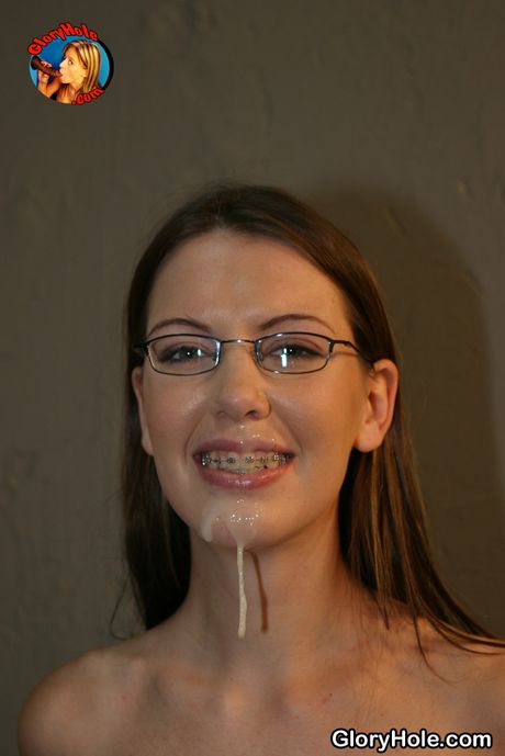 Alicia Alighatti sucks and fucks a BBC through a gloryhole