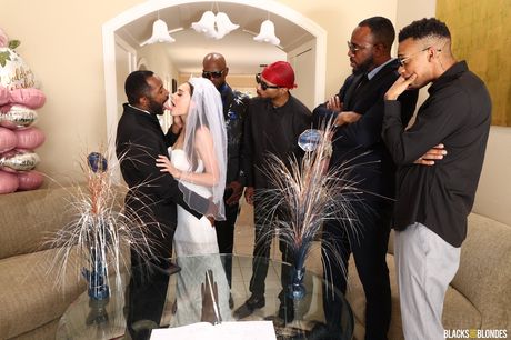 Aften Opal gets gangbanged by black men at her wedding